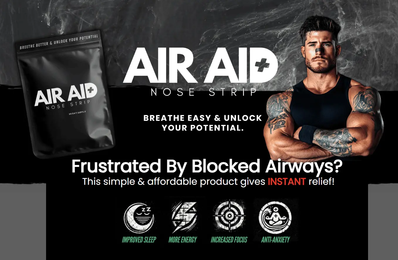 buy air aid nose strip now